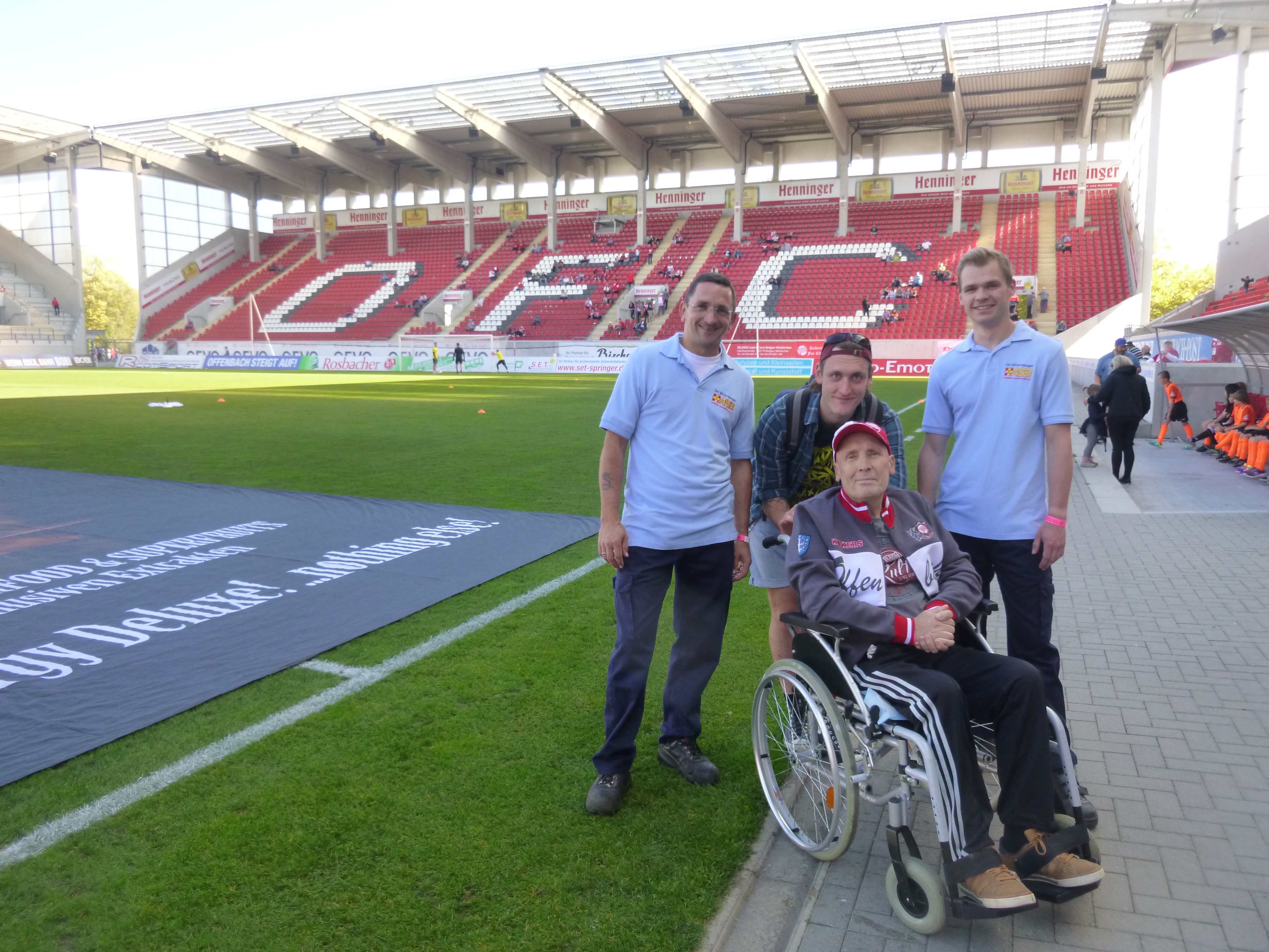 Einmal noch...den Kickers Offenbach zujubeln