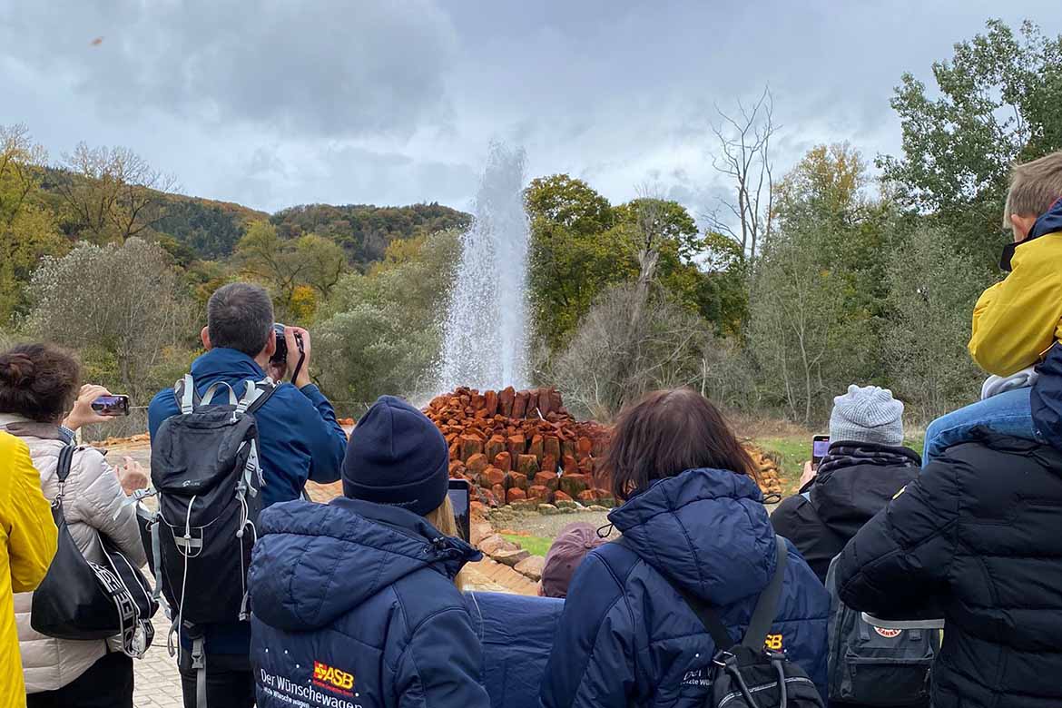 Wunschfahrt zum Geysir nach Andernach