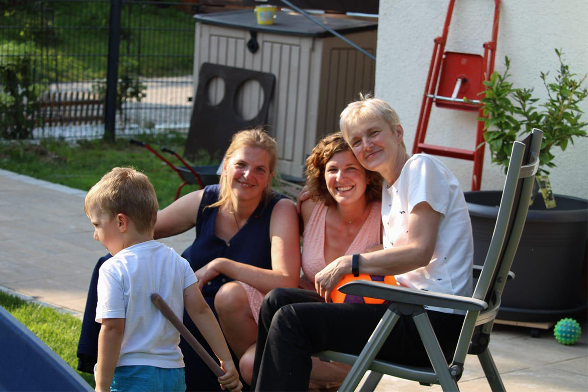 Einmal noch den Bruder und dessen Familie besuchen