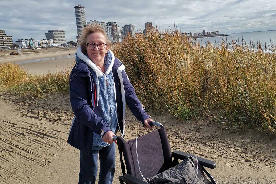 Sturm und Regen am Meer