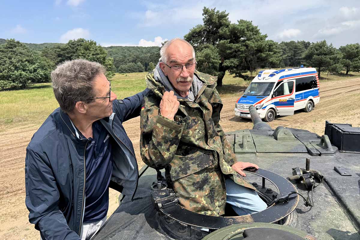Noch einmal einen Panzer fahren