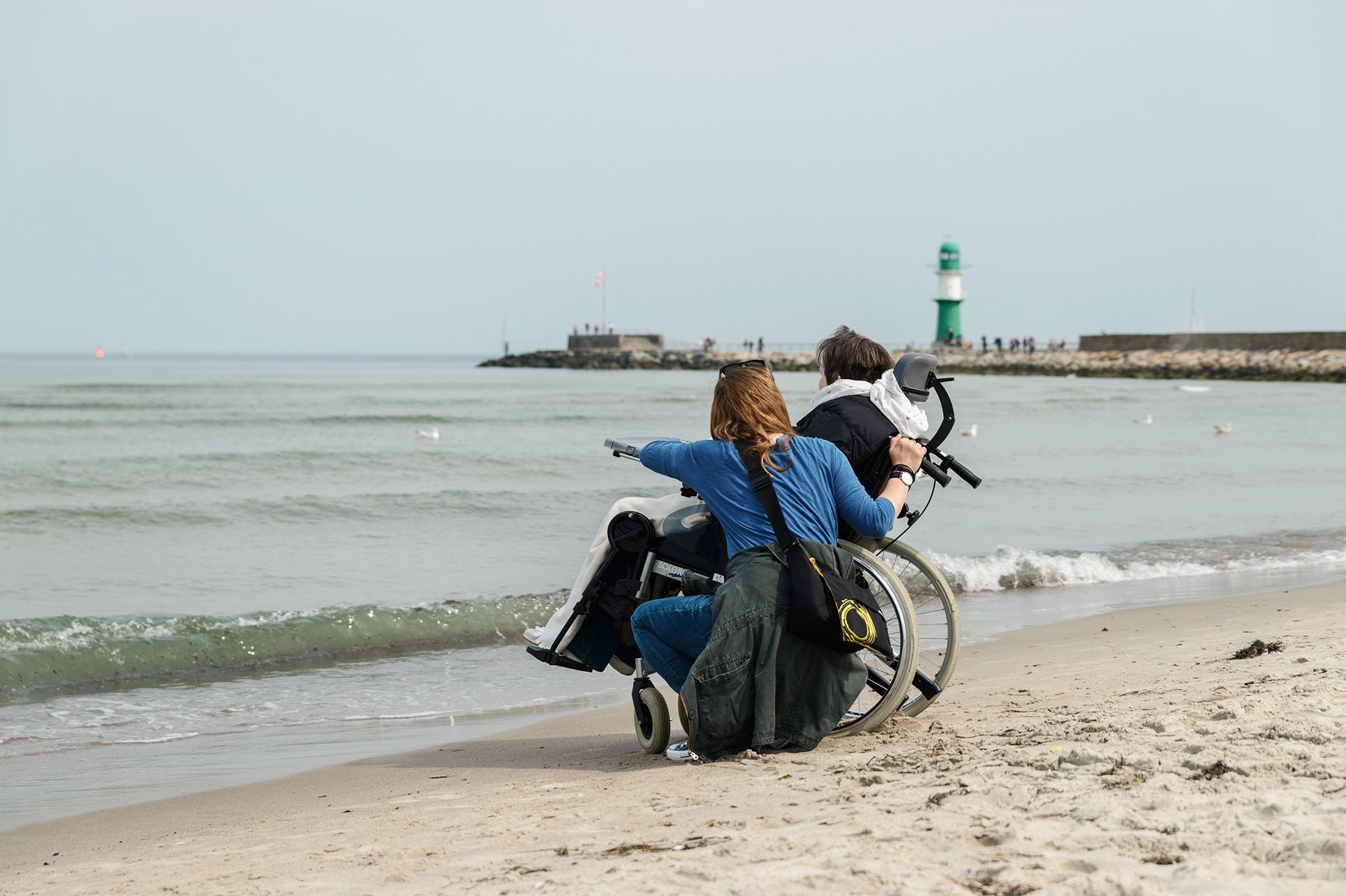 Mit der Oma ein letztes Mal ans Meer