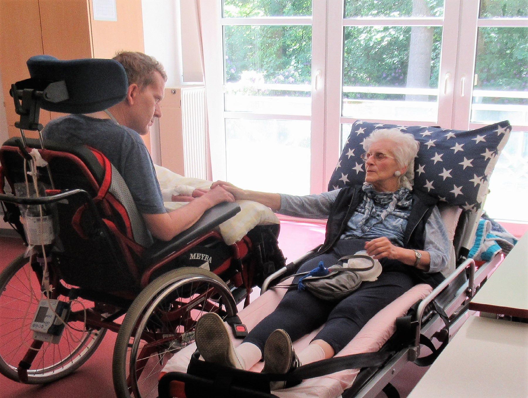 Käthe zu Besuch bei ihrem Sohn