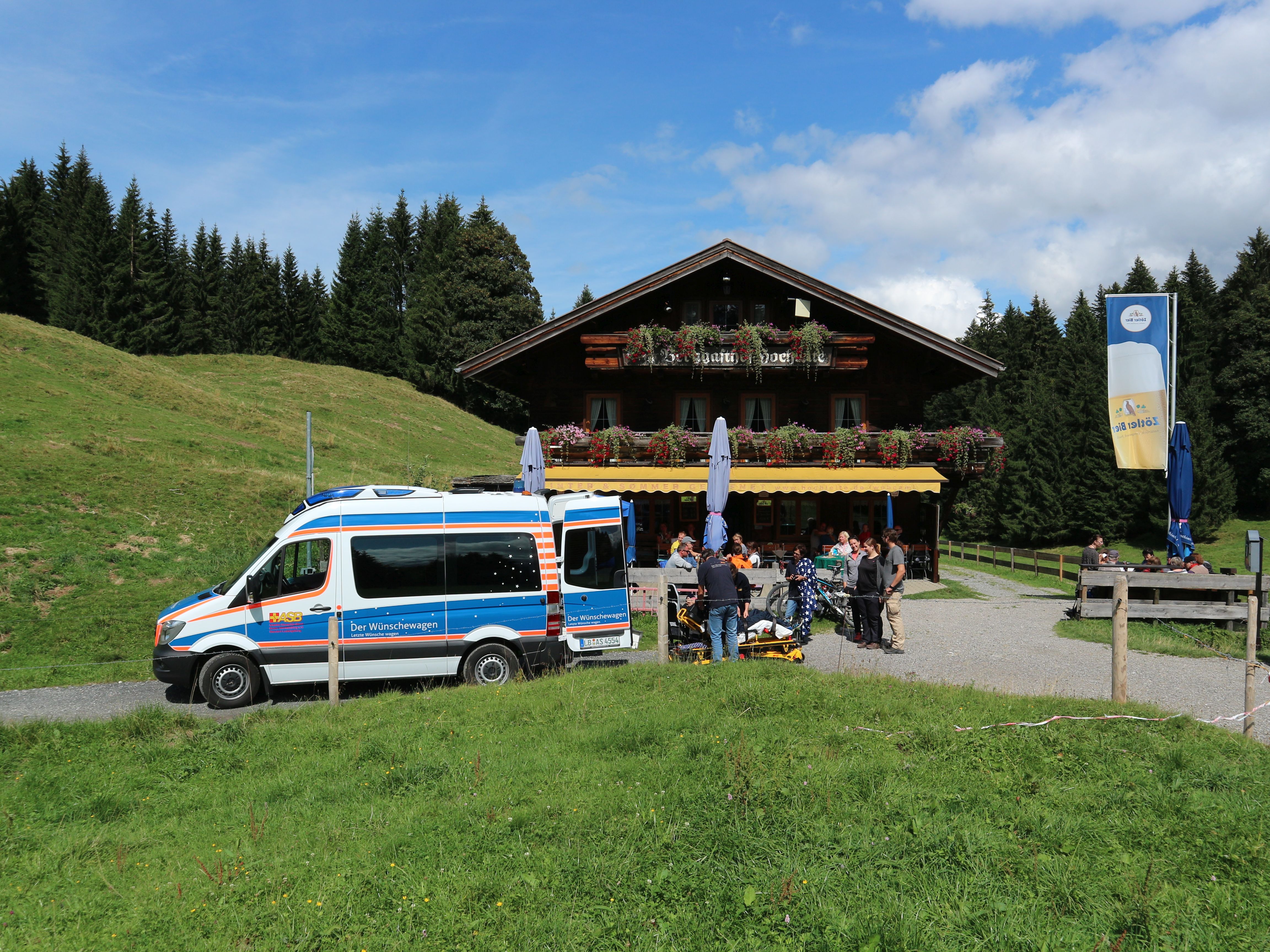 Einmal noch...auf die Berghütte