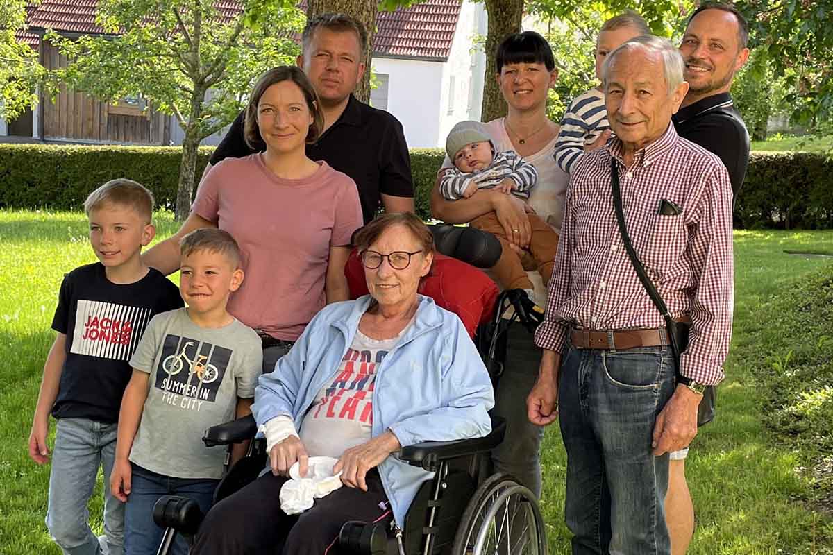 Noch einmal zuhause Zeit mit der Familie verbringen