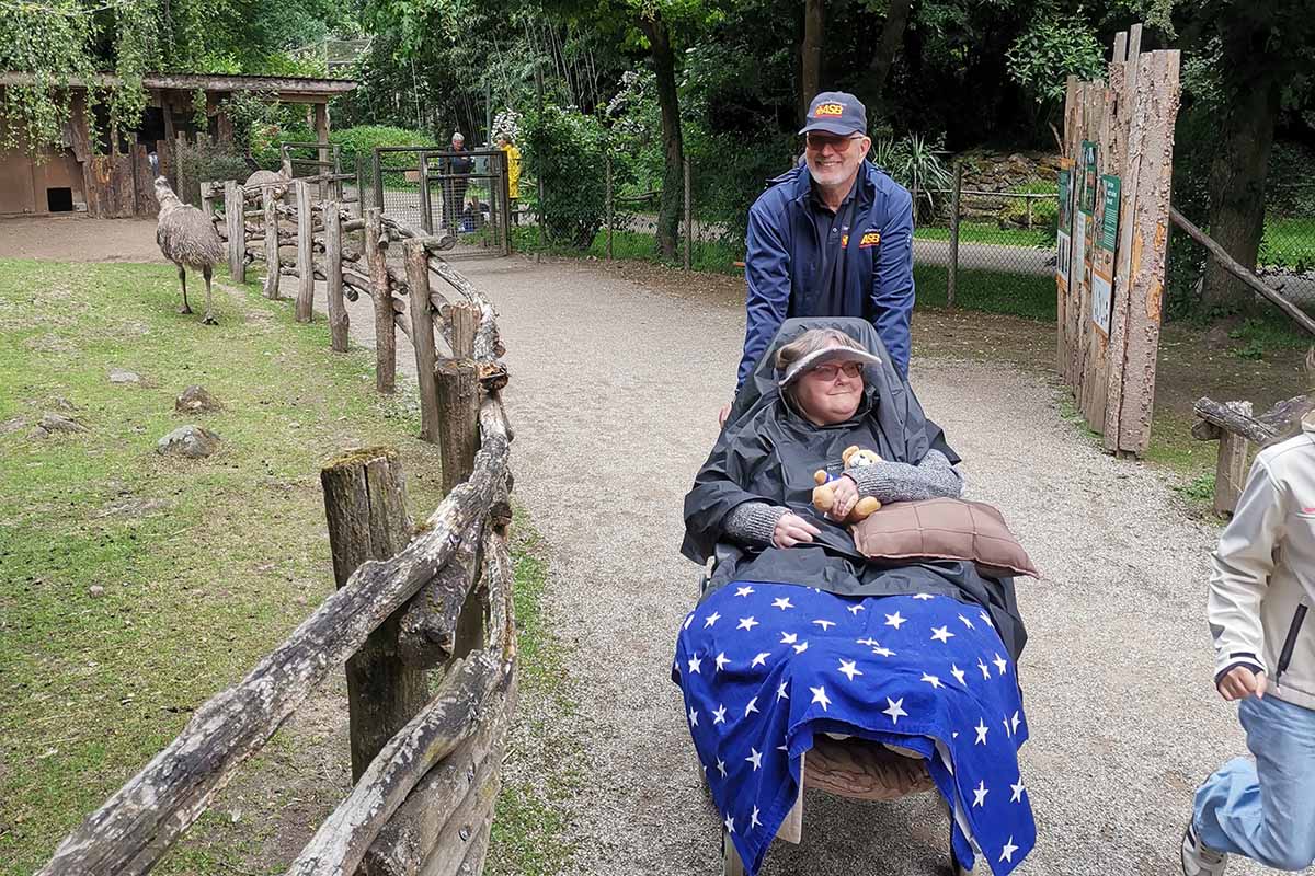 Noch einmal mit der Familie einen unbeschwerten Tag erleben