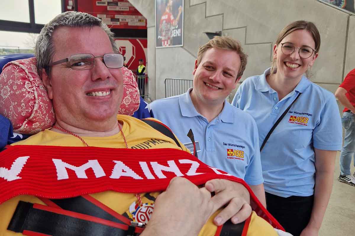 „Noch einmal mit meiner Familie zu einem Fußball-Bundesligaspiel...“