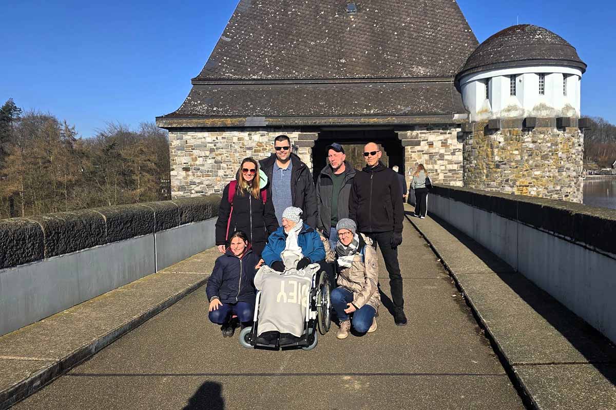 Noch einmal einen unbeschwerten Tag mit der Familie verbringen... 