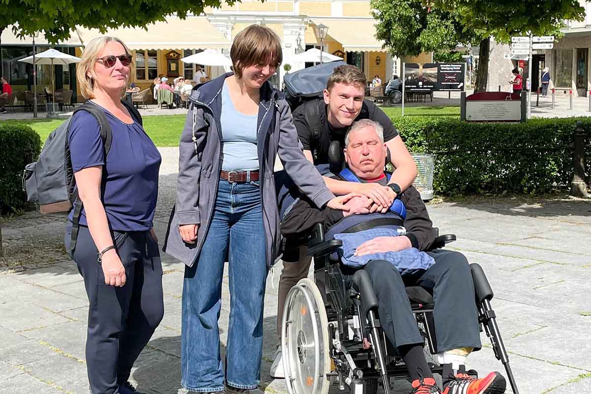 Noch einmal mit der Familie beten