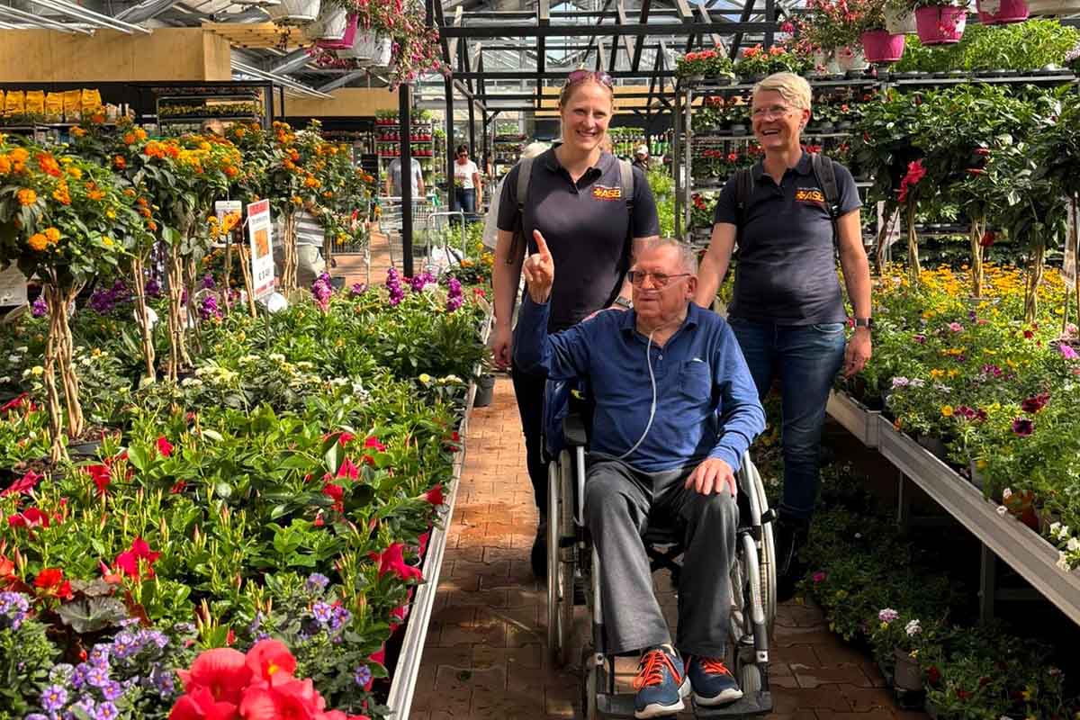 Wunschfahrt ins Gartencenter
