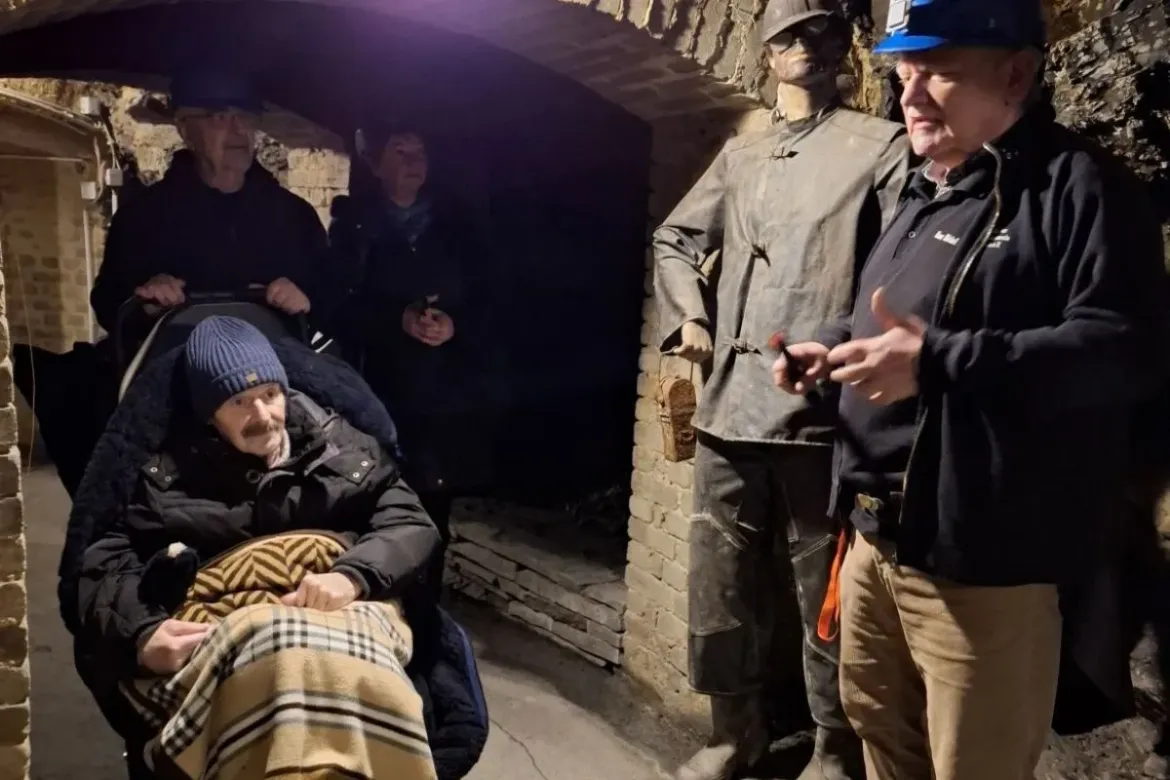 Eine Führung durch den Bergwerk