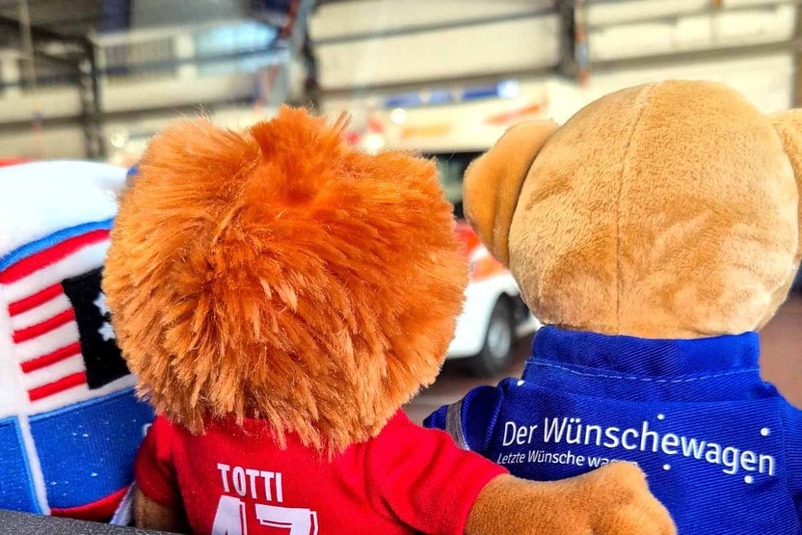 Maskottchen mit Teddy.jpg