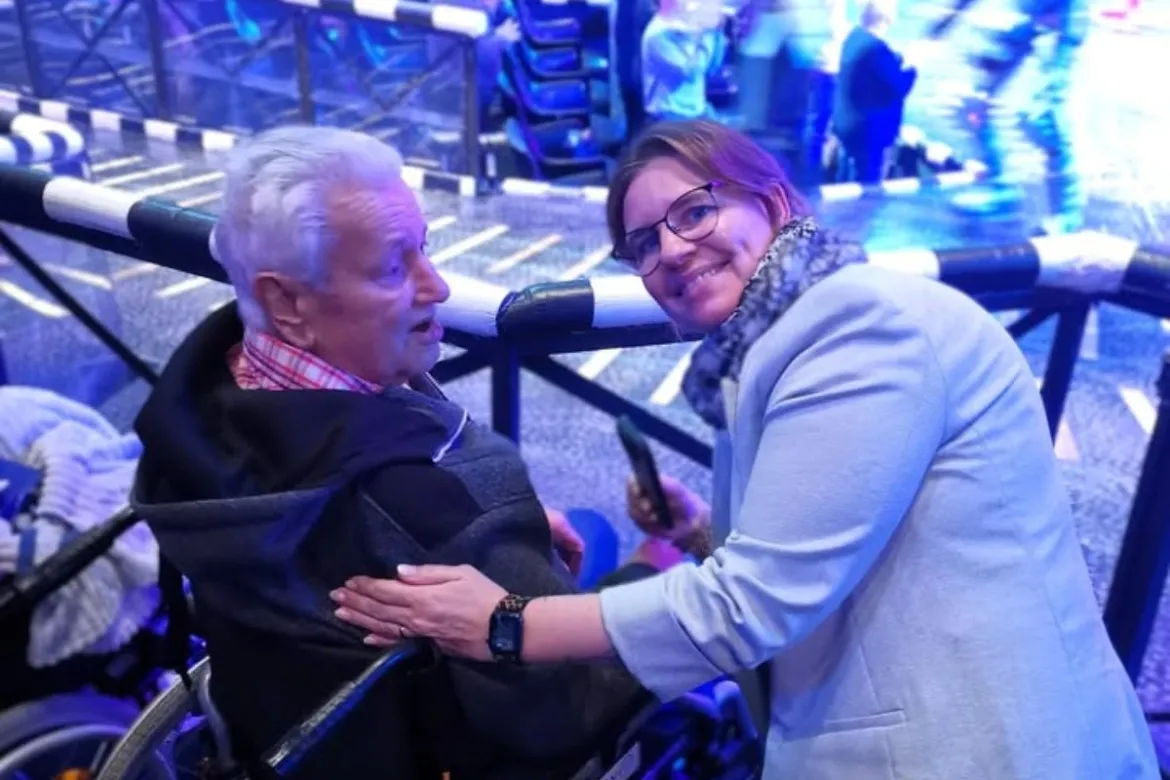 Horst und Diana bei der Starlight-Express show