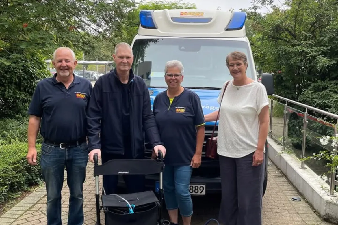 Frank mit seiner Frau, Regina und Heinz 
